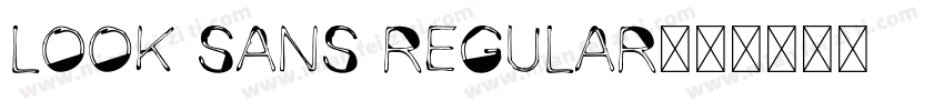 Look Sans Regular字体转换